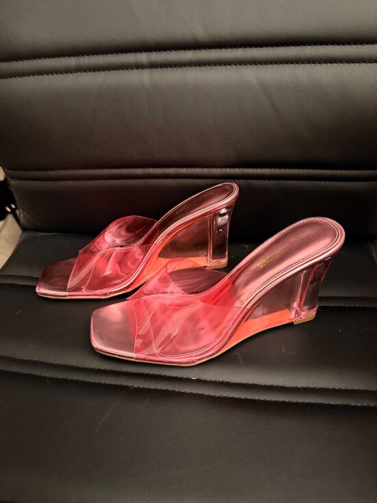 Fashion Nova Shoes - Fashion Nova Pink Wedges 8.5